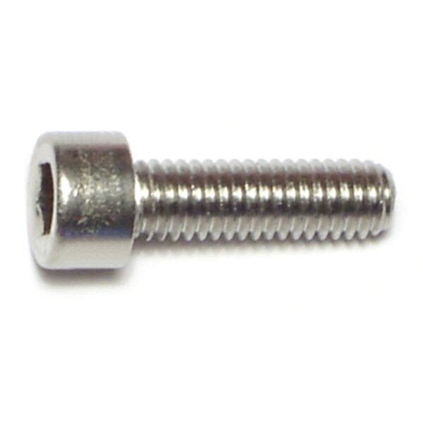 Midwest Fastener M6-1.00 Socket Head Cap Screw, Plain Steel, 20 mm Length, 10 PK 75634 - main